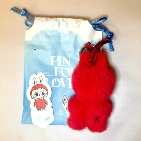 Pop Mart The Monsters Labubu Plush Keychain Bag Charm Blind Box “X” Variant - Picture 4 of 7